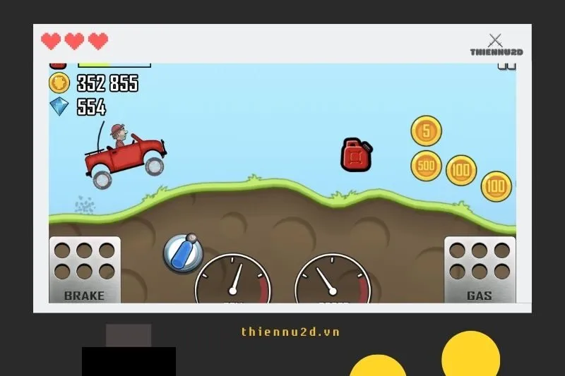 game Hill Climb Racing mobile