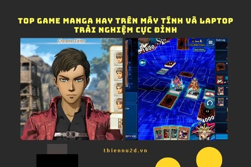 Top Game Manga Hay trên Máy Tính và Laptop – Trải Nghiệm Cực Đỉnh 2025