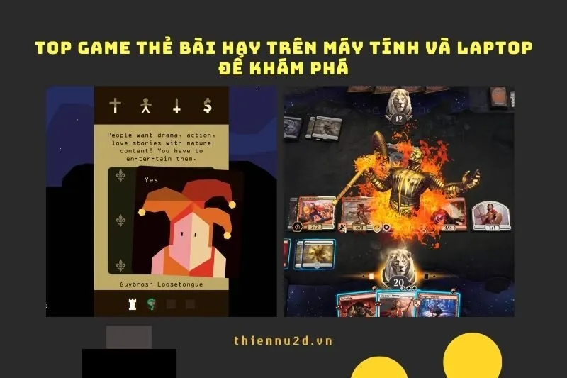 Top Game Thẻ Bài Hay Trên Máy Tính và Laptop Để Khám Phá 2025